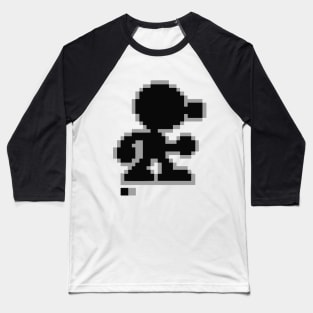 MR. GAME & WATCH Pixel Baseball T-Shirt